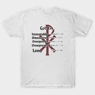 God Is ... Red Chi-Rho T-Shirt